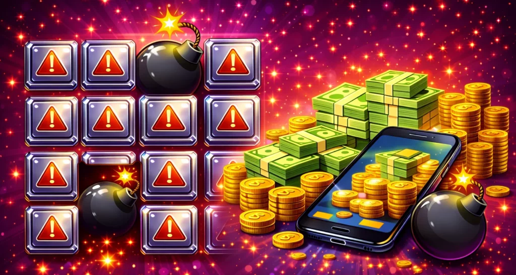 Игровое поле Mines jb.com